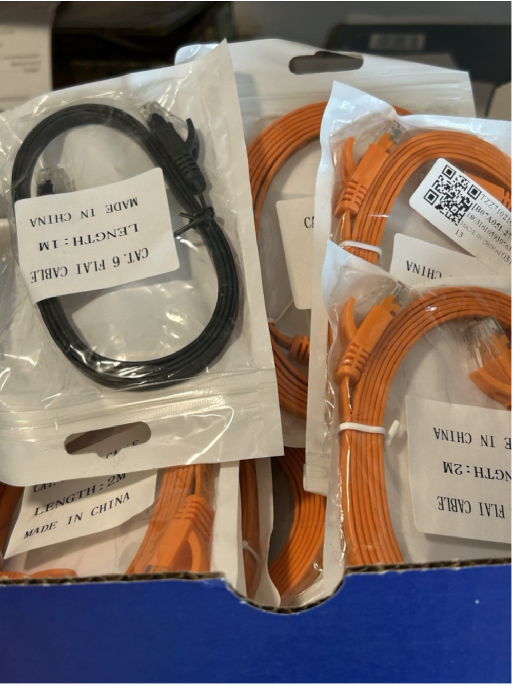 Lot of Cat. FLAI Cables 9 1M and 10 2M